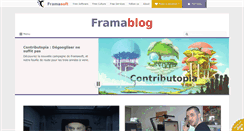 Desktop Screenshot of framablog.org