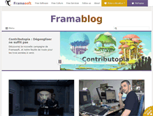 Tablet Screenshot of framablog.org